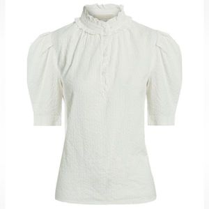 VANESSA BRUNO Phillie Top Ecru Size FR 38/US 6